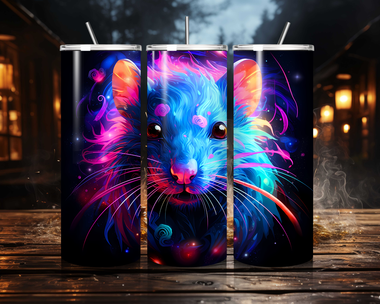 Chinese New Year Birth Animal 20oz Skinny Tumbler with Chinese Zodiac Design - Personalised Gift