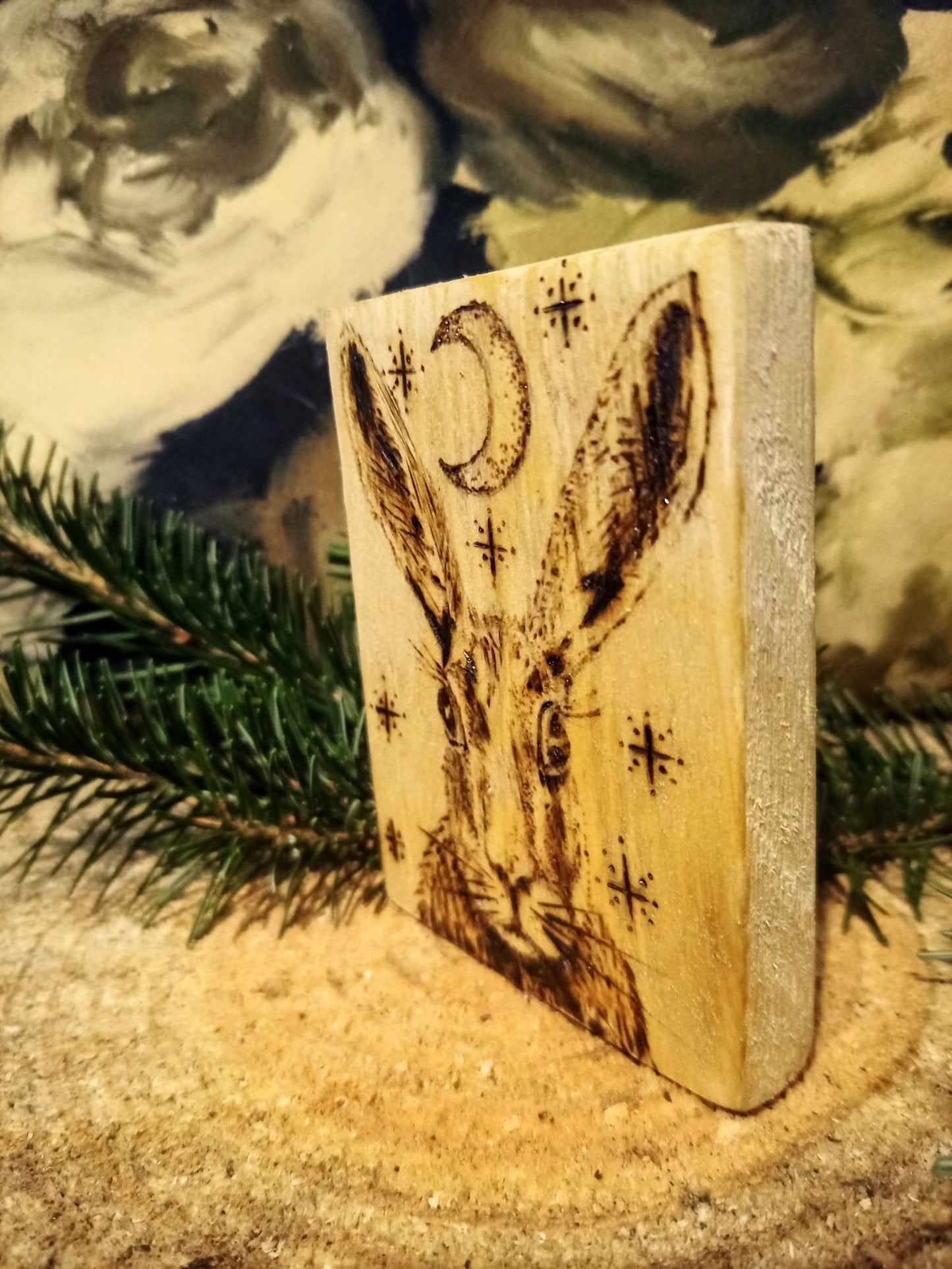 Handmade Pine Wood Burnt Coasters Or Picture - Custom Wild Animal or Pet Portraits