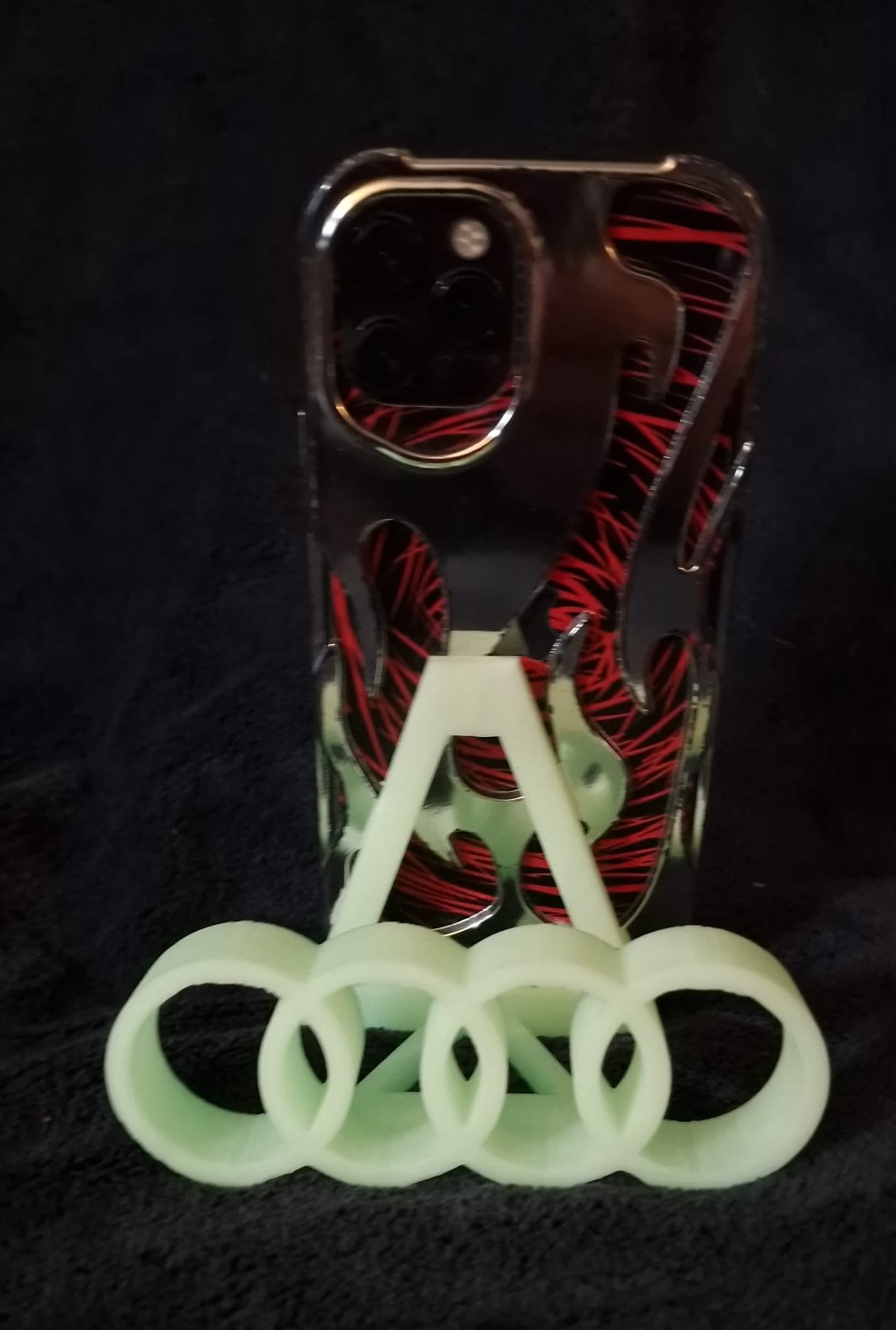 Glow In The Dark 3D Printed Phone Stand