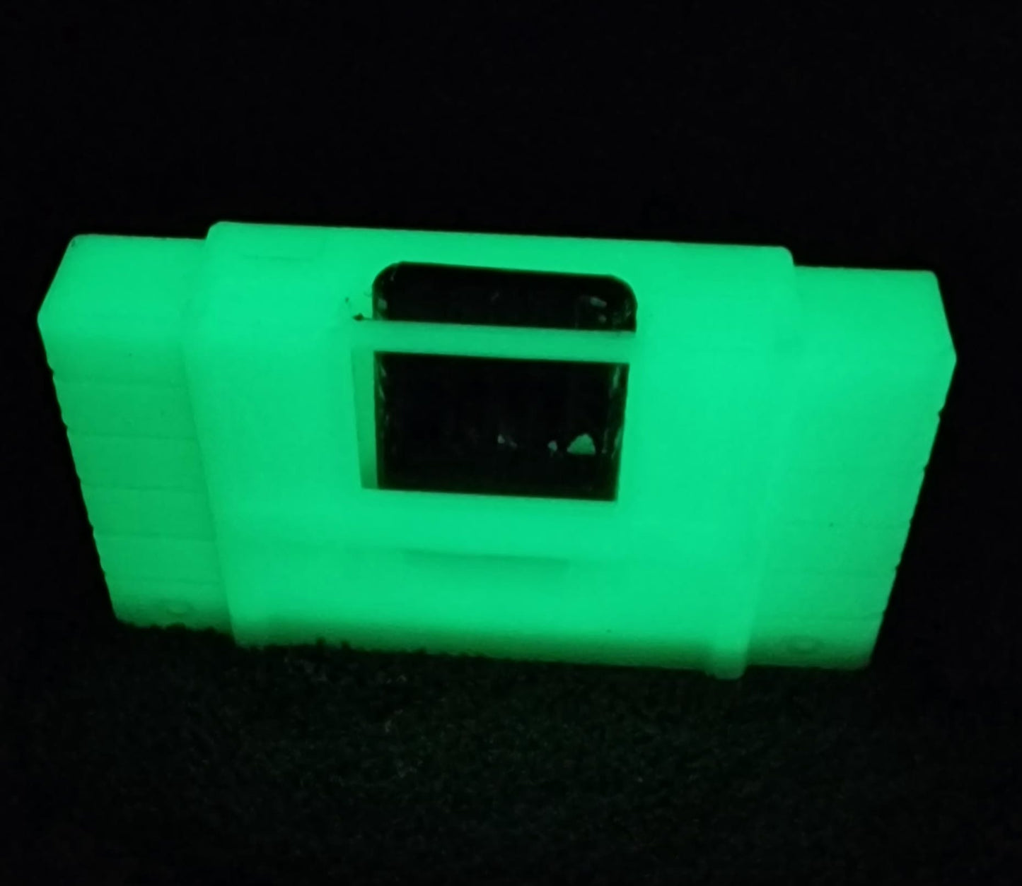Glow-in-the-Dark Super Nintendo Cartridge-Shaped Switch Game Holder (Pack of 5)