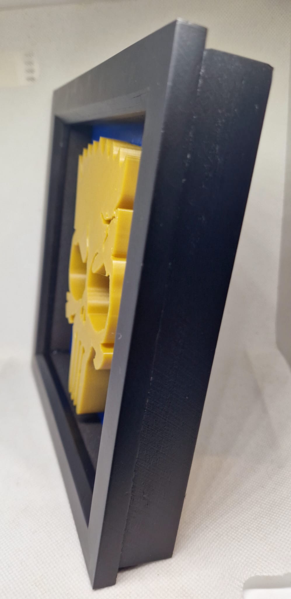 3D Printed Bart Simpson x Punisher Shadow Box | Pop Culture Wall Art Collectible