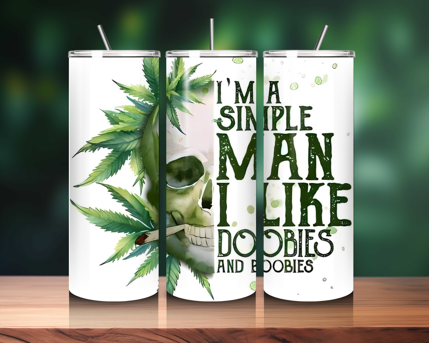 Smoking 420 Collection - 20oz Skinny Tumblers - Sip in Style, Celebrate the Vibe!