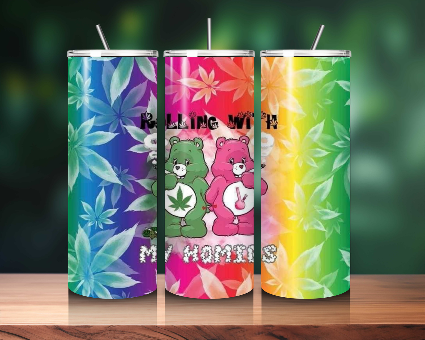 Smoking 420 Collection - 20oz Skinny Tumblers - Sip in Style, Celebrate the Vibe!