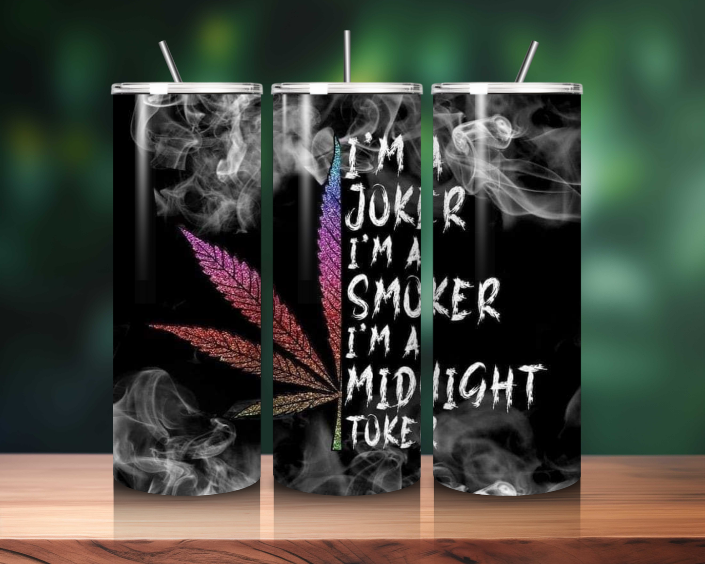 Smoking 420 Collection - 20oz Skinny Tumblers - Sip in Style, Celebrate the Vibe!