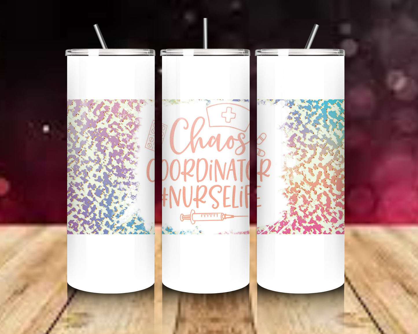 Nurse Collection 20oz Skinny Tumblers. Hot And Cold. Thermos.