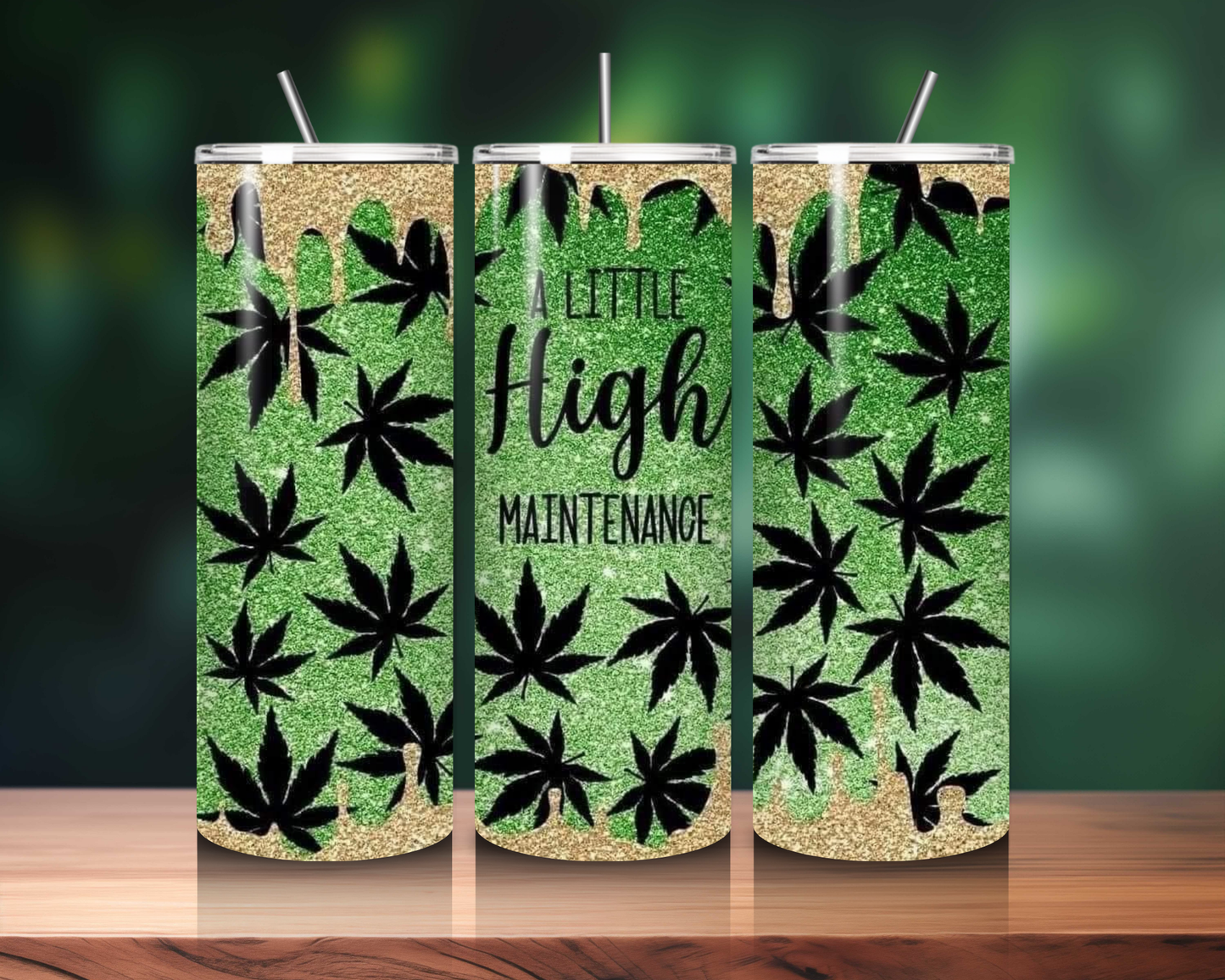 Smoking 420 Collection - 20oz Skinny Tumblers - Sip in Style, Celebrate the Vibe!