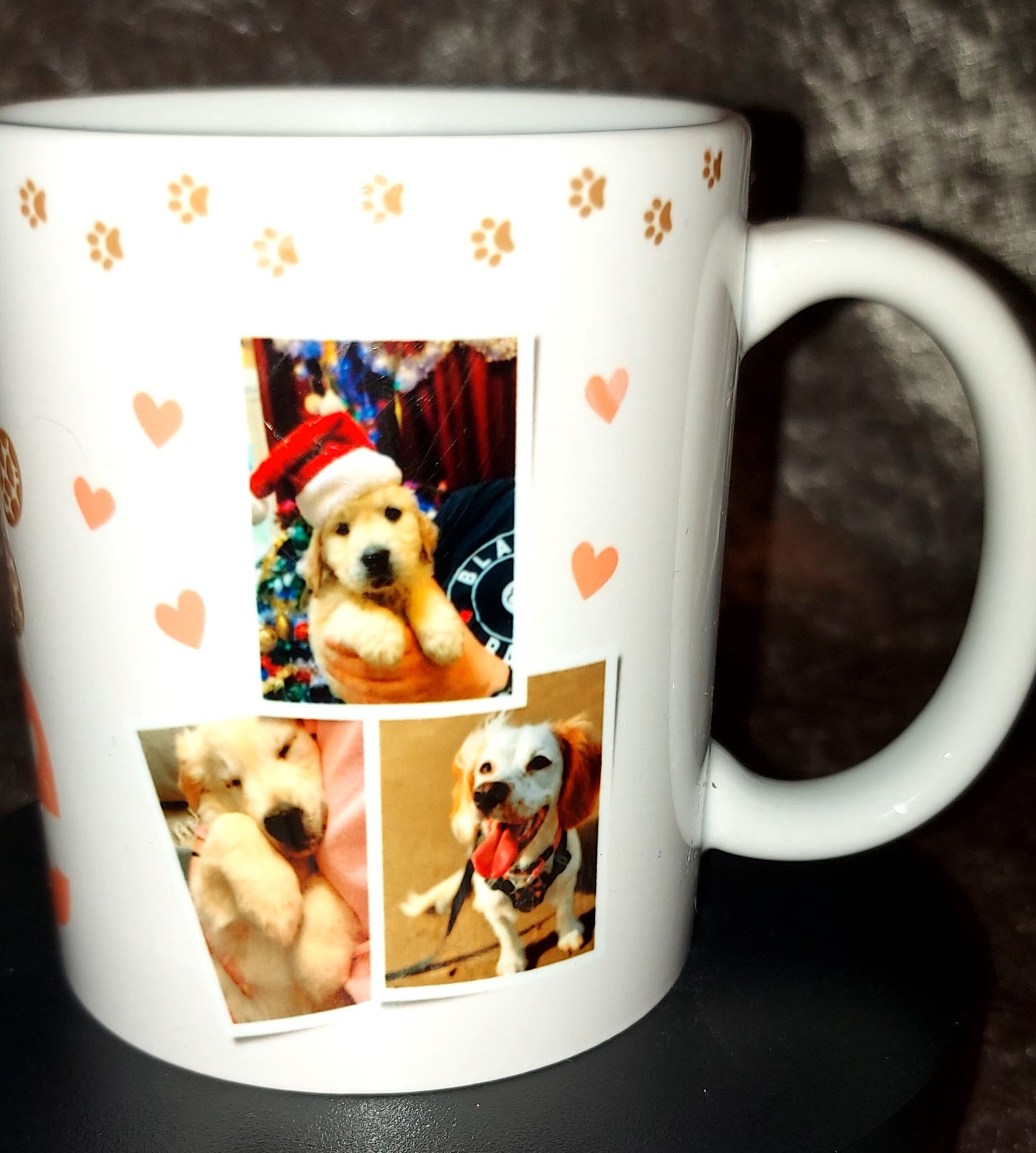 Custom Handmade Pet, Dog or Cat 6 Photo Picture Mug - Perfect Gift for Pet Parents