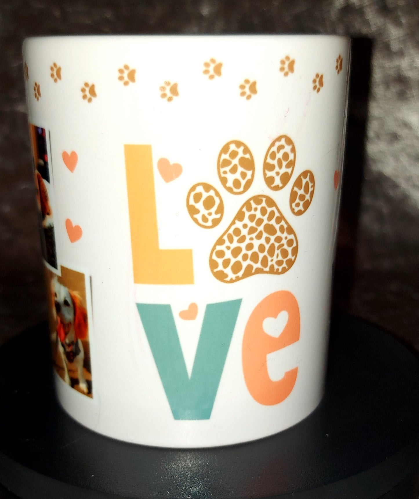 Custom Handmade Pet, Dog or Cat 6 Photo Picture Mug - Perfect Gift for Pet Parents