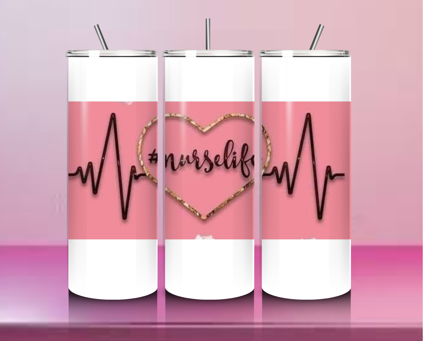 Nurse Collection 20oz Skinny Tumblers. Hot And Cold. Thermos.