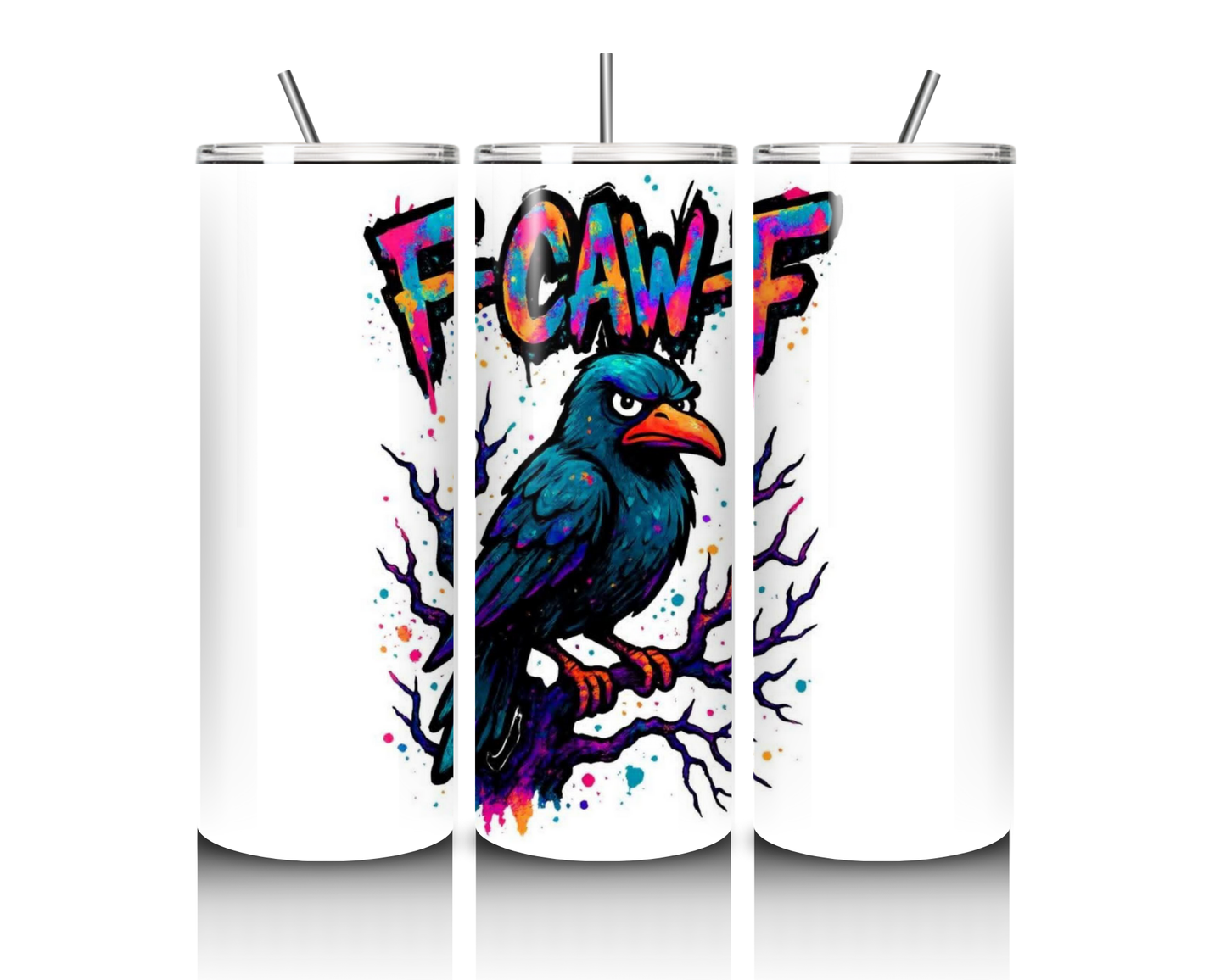 🤣 Sip Happens! – Funny 20oz Steel Tumblers (with Straw) 🤣