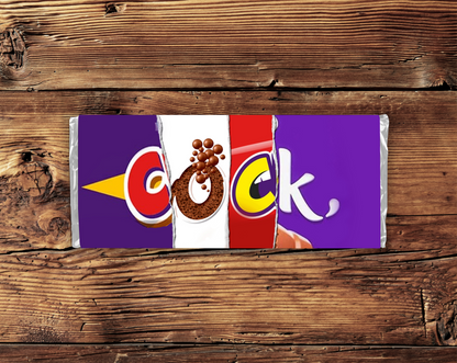 Funny & Unique Rude Chocolate Bar Gift - Novelty Present for Chocoholics. Secret Santa, Stocking Filler. Adult Humor