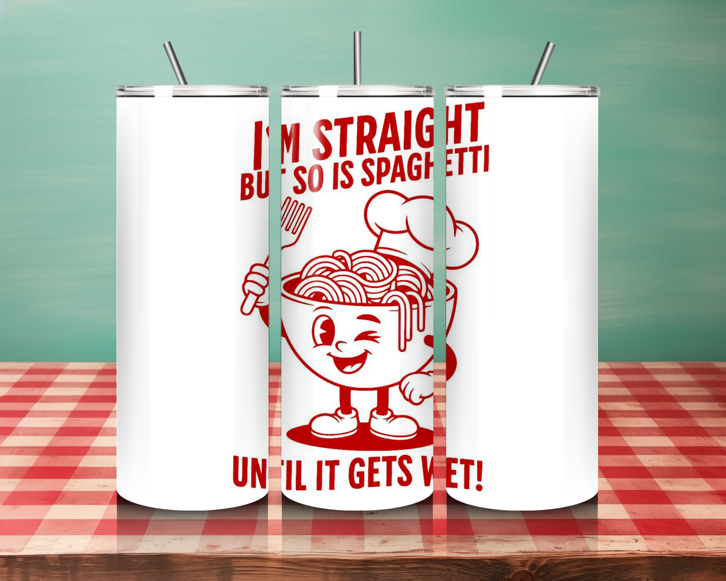 🤣 Sip Happens! – Funny 20oz Steel Tumblers (with Straw) 🤣