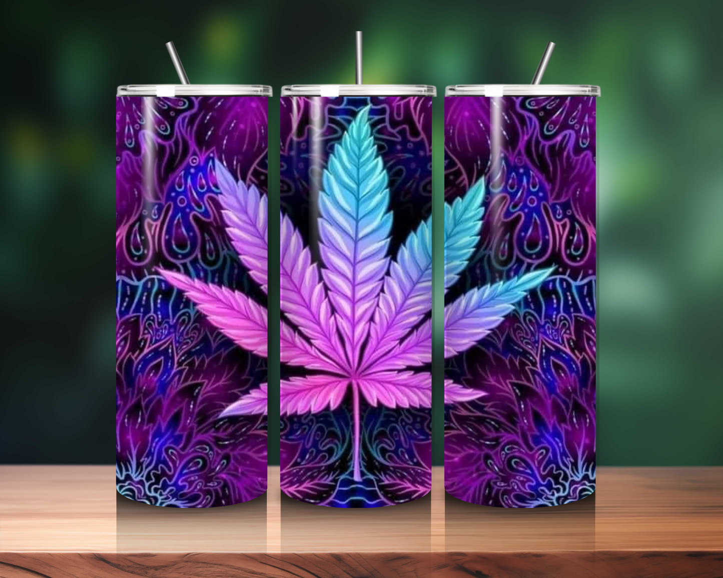 Smoking 420 Collection - 20oz Skinny Tumblers - Sip in Style, Celebrate the Vibe!