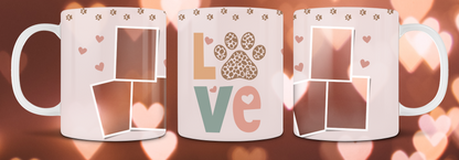 Custom Handmade Pet, Dog or Cat 6 Photo Picture Mug - Perfect Gift for Pet Parents