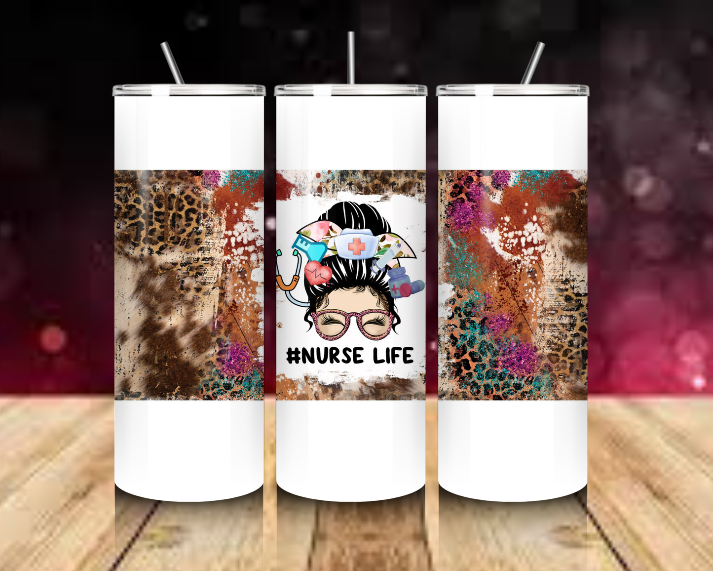 Nurse Collection 20oz Skinny Tumblers. Hot And Cold. Thermos.