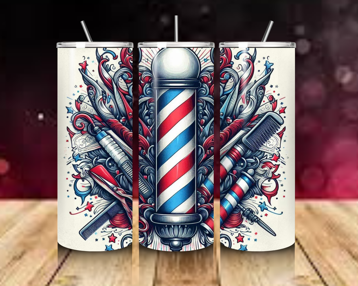 Hair Dresser And Barber Collection 20oz Skinny Tumbler