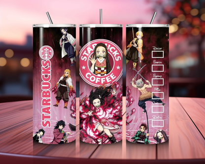 20oz Anime-Themed Steel Tumblers – Yu-Gi-Oh, Dragon Ball Z & More!
