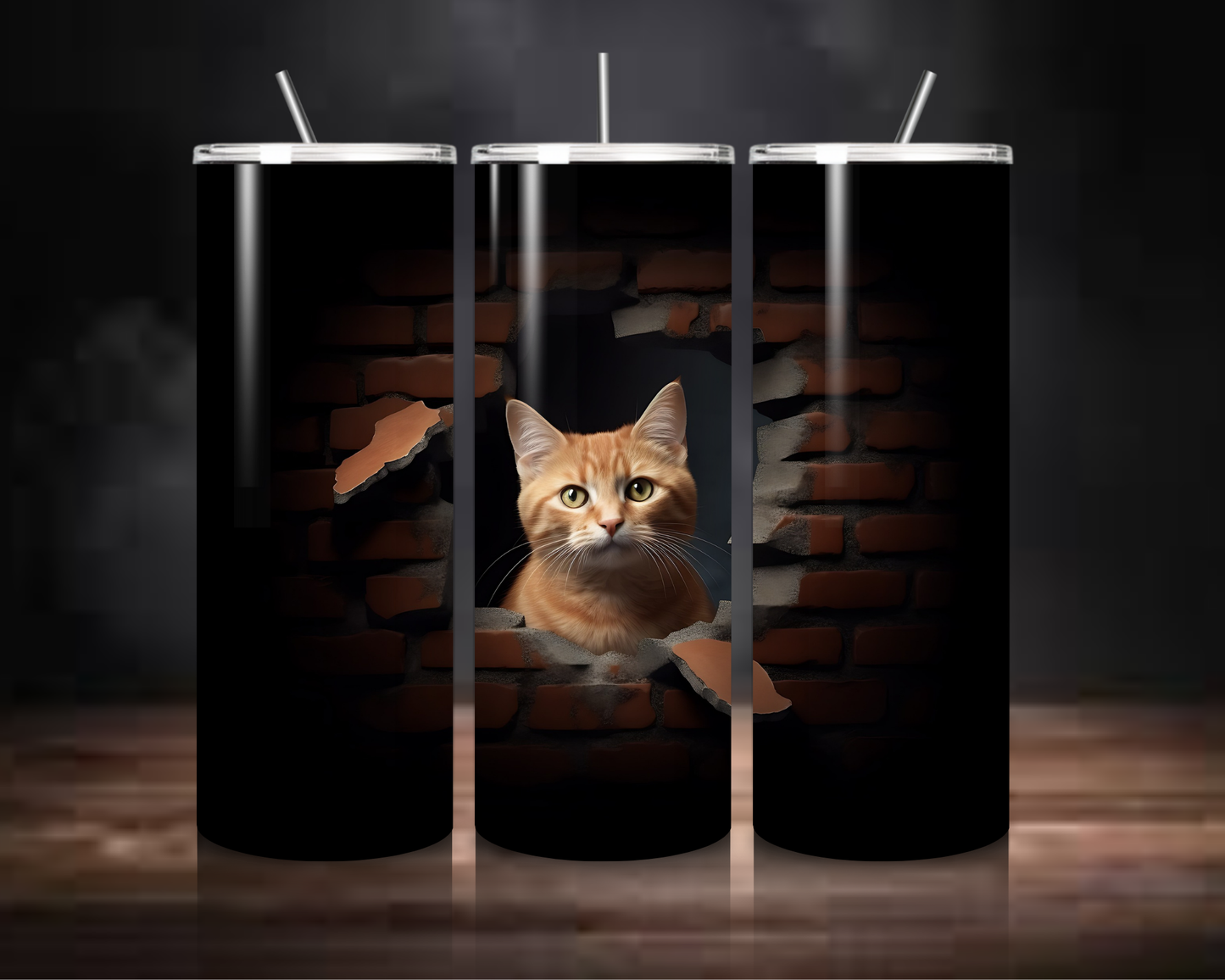 The Cat Feline Collection 20oz Skinny Tumblers