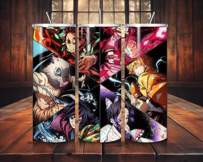 20oz Anime-Themed Steel Tumblers – Yu-Gi-Oh, Dragon Ball Z & More!