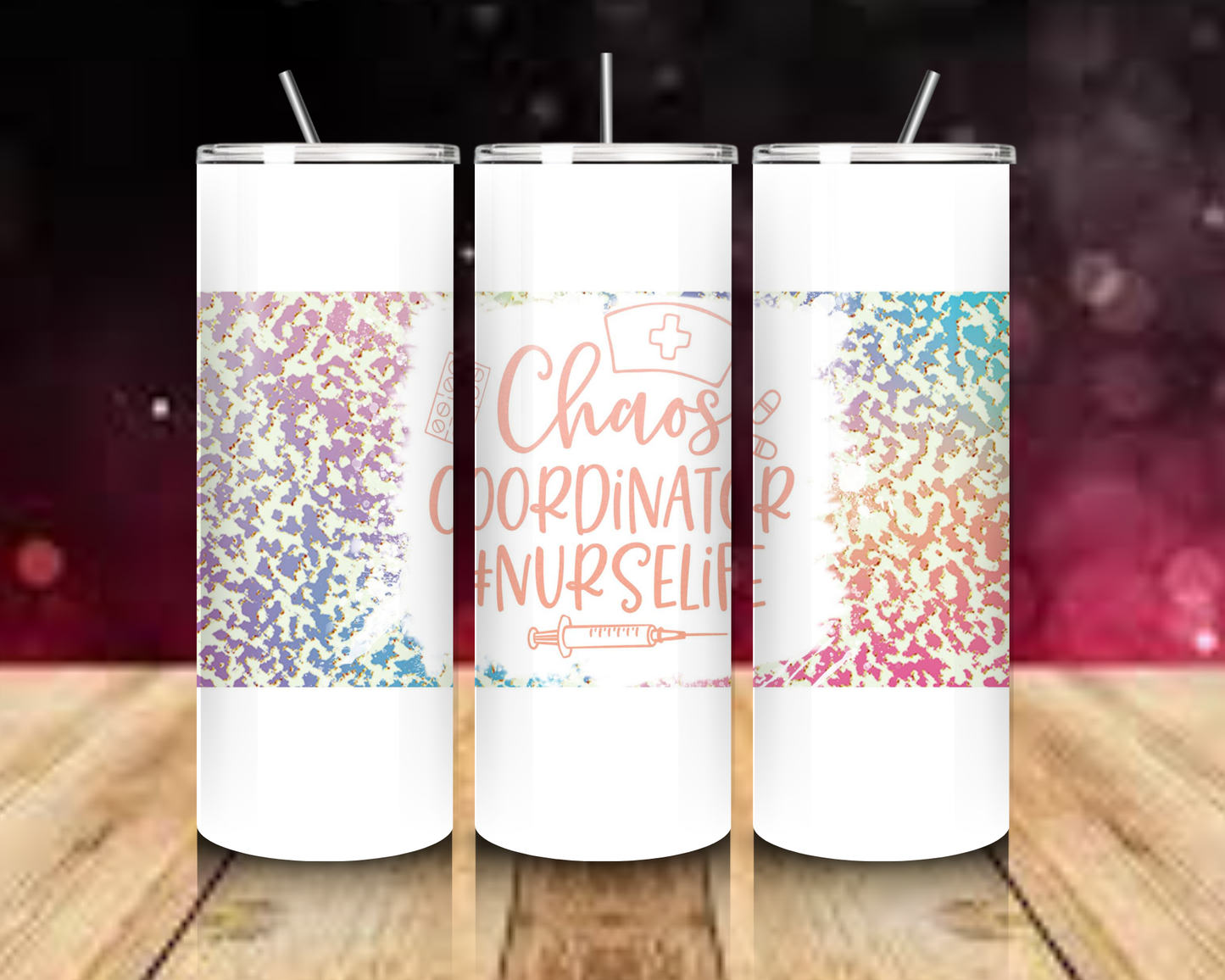 Nurse Collection 20oz Skinny Tumblers. Hot And Cold. Thermos.