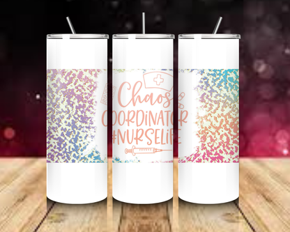 Nurse Collection 20oz Skinny Tumblers. Hot And Cold. Thermos.