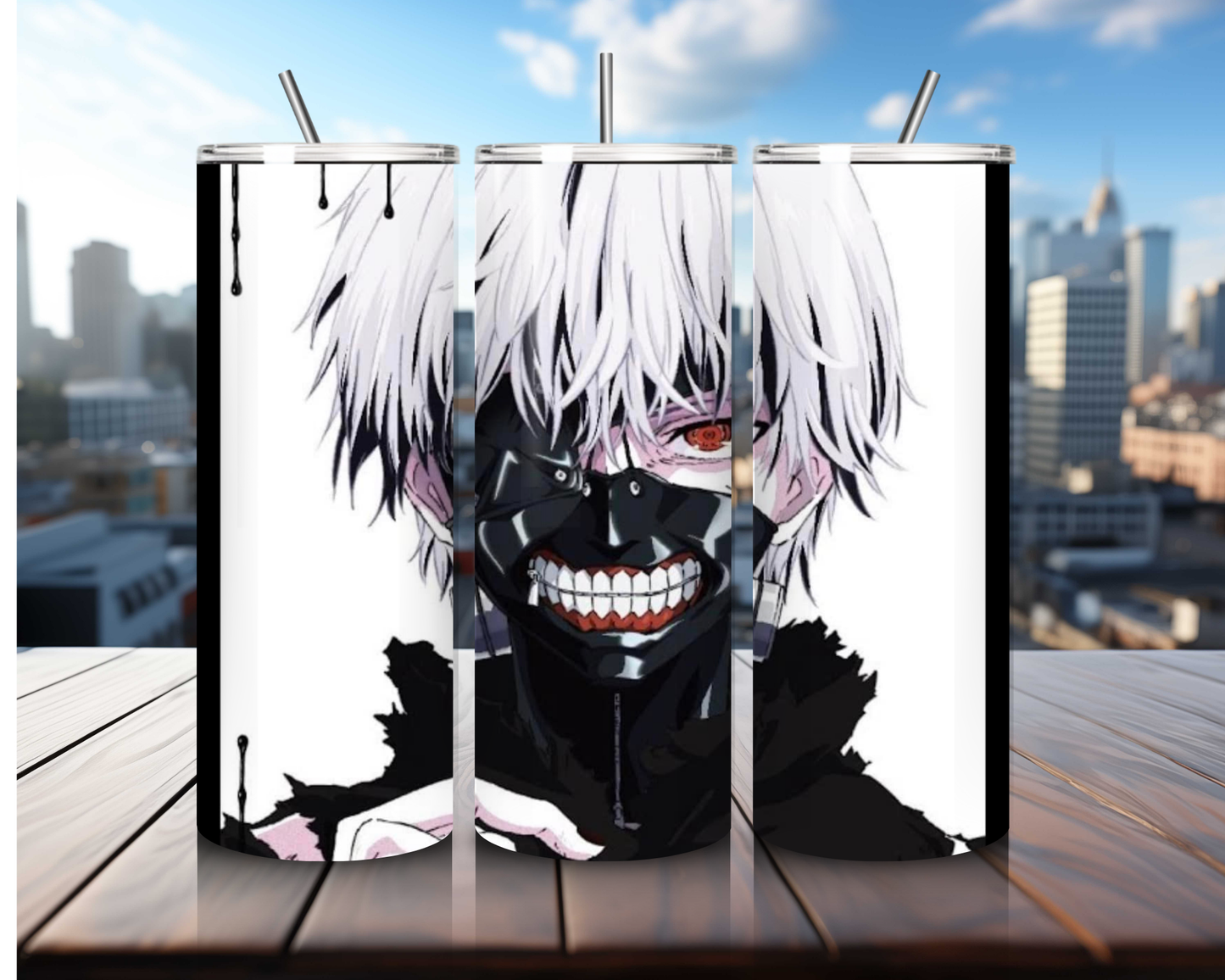 20oz Anime-Themed Steel Tumblers – Yu-Gi-Oh, Dragon Ball Z & More!
