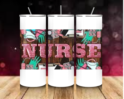 Nurse Collection 20oz Skinny Tumblers. Hot And Cold. Thermos.