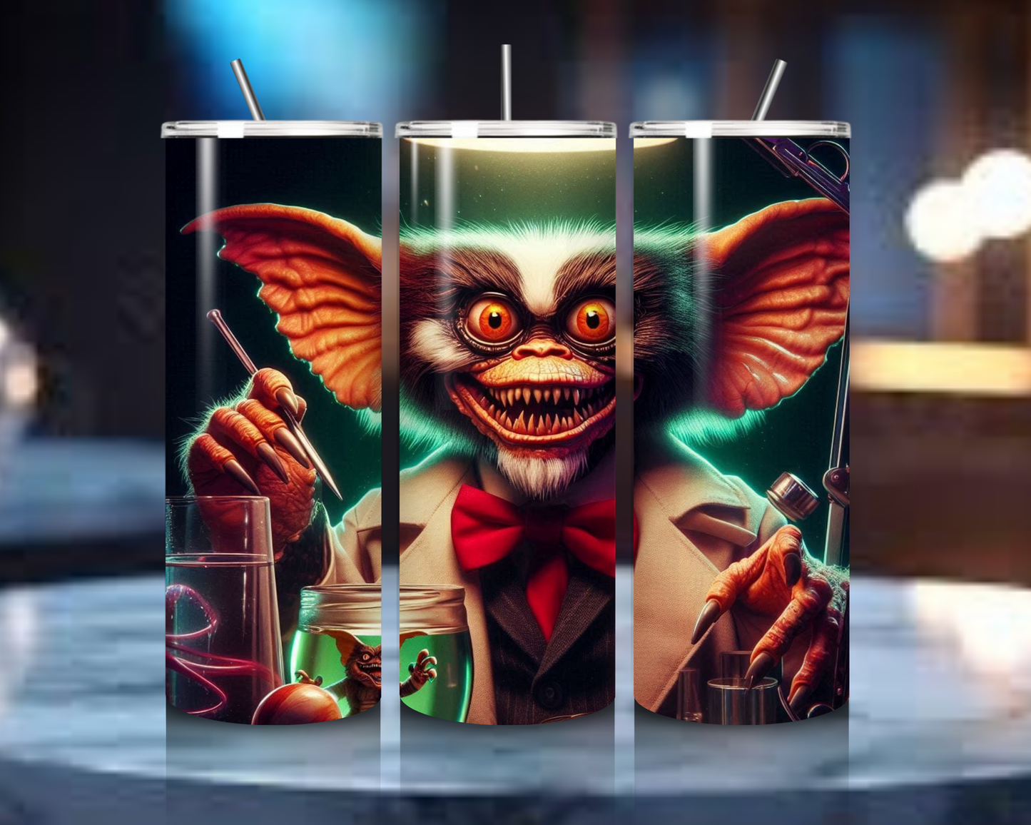 Gremlins Collection 20oz Skinny Tumblers - Hot and Cold Drinkware for Movie Fans