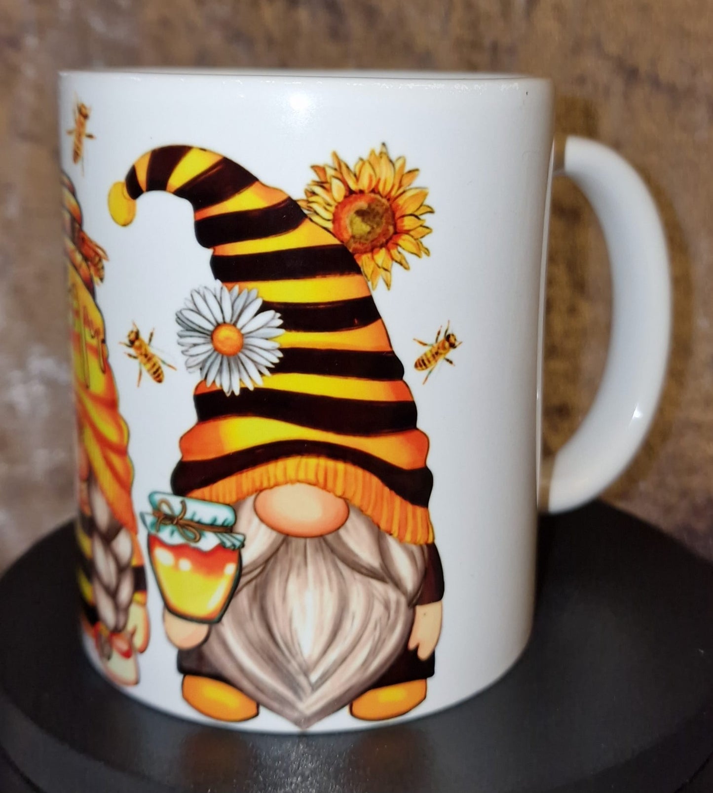 Handmade Bee Gonk Mug: Whimsical Drinkware for Bee Lovers