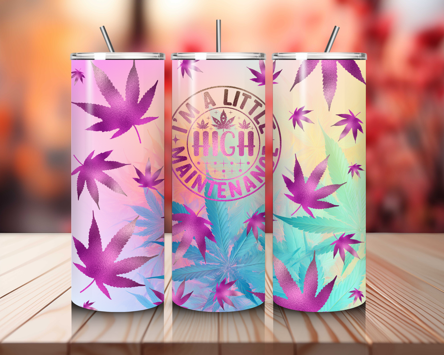 Smoking 420 Collection - 20oz Skinny Tumblers - Sip in Style, Celebrate the Vibe!