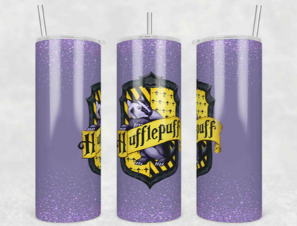 Unique Harry Potter House 20oz Skinny Tumbler - Gryffindor, Hufflepuff, Ravenclaw & Slytherin