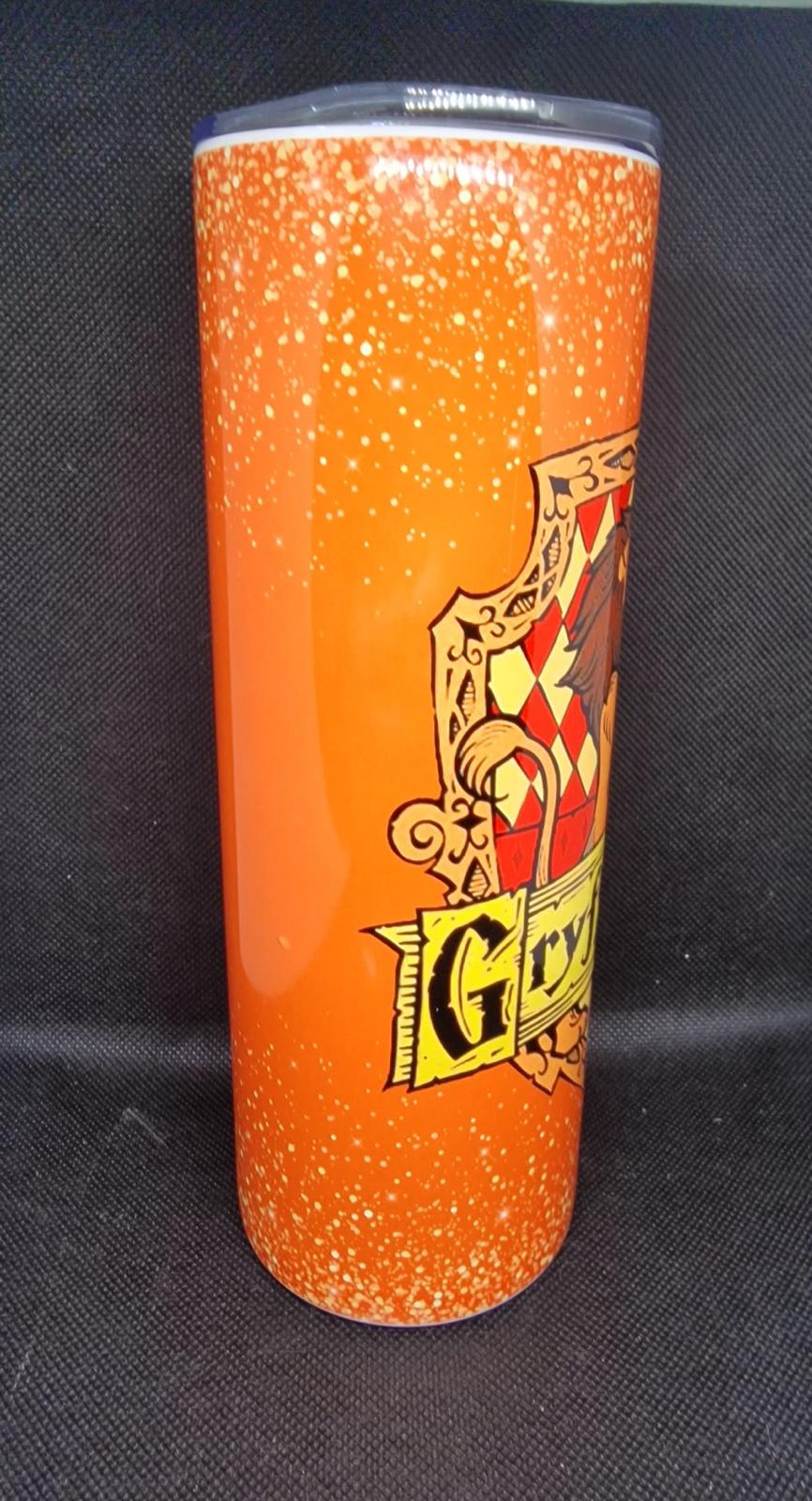 Unique Harry Potter House 20oz Skinny Tumbler - Gryffindor, Hufflepuff, Ravenclaw & Slytherin