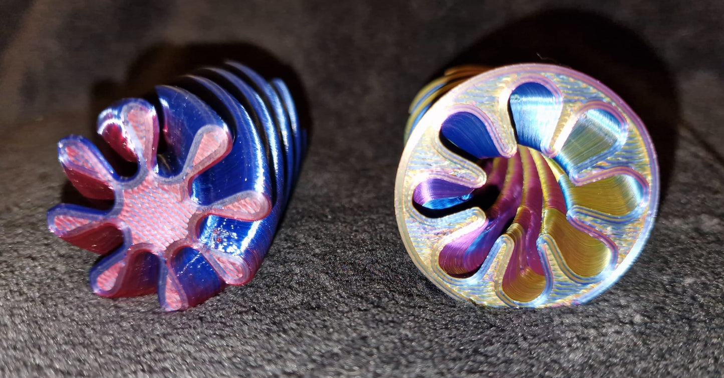 3D Printed Vortex Pass Through - Fiddle Toy
