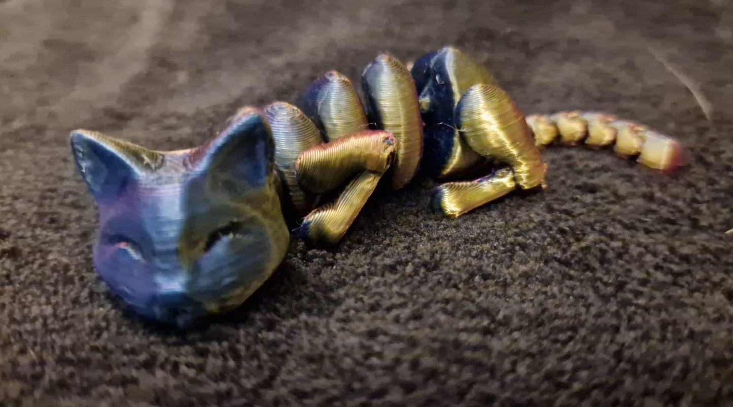 3D Printed Articulated Cat