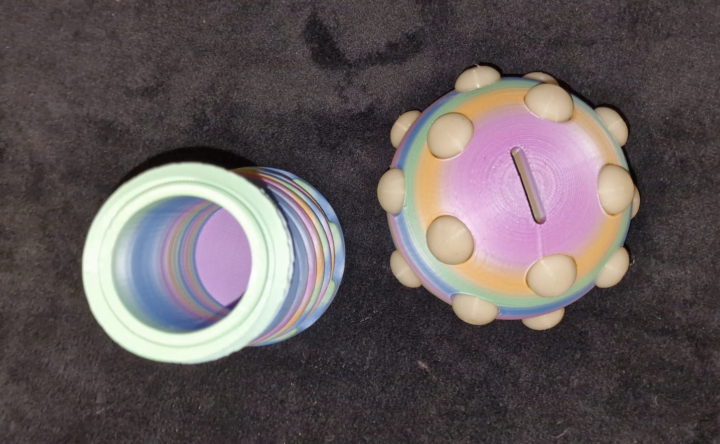 3D Printed Glow In The Dark Mushroom Money Box/Stash Box