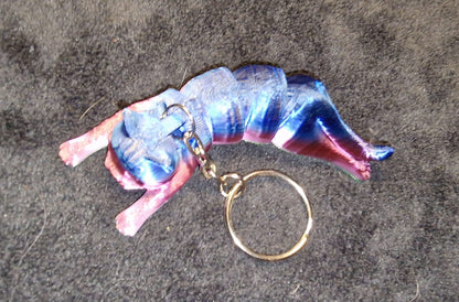 3D Printed Articulated Cat Key Ring 🐱✨