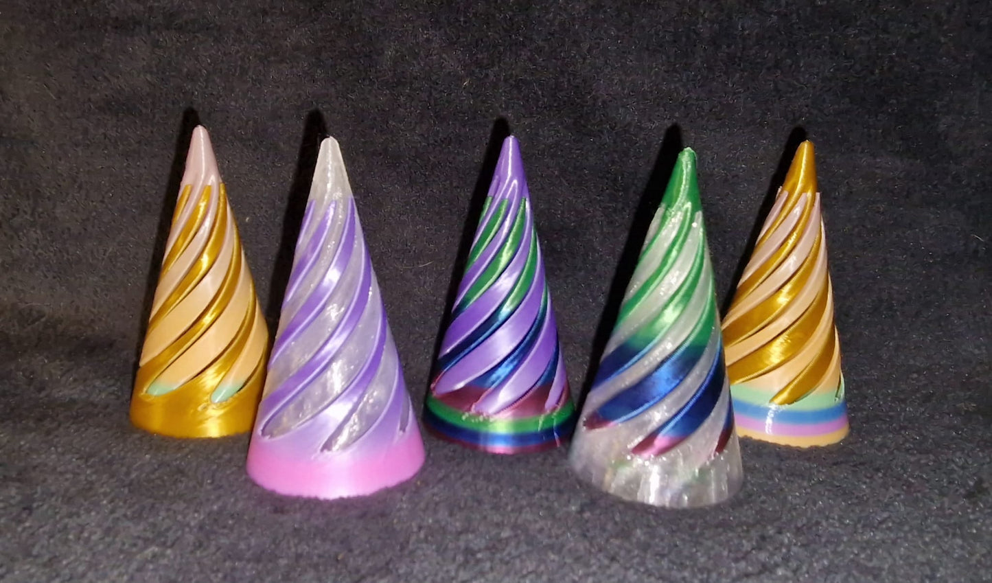 "Glow in the Dark Cone Passthrough – ADHD Sensory Fidget Toy for Focus & Anxiety Relief – Tactile Stim Toy for Kids & Adults"