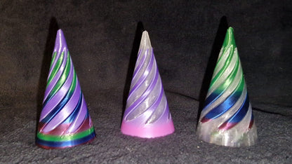 "Glow in the Dark Cone Passthrough – ADHD Sensory Fidget Toy for Focus & Anxiety Relief – Tactile Stim Toy for Kids & Adults"