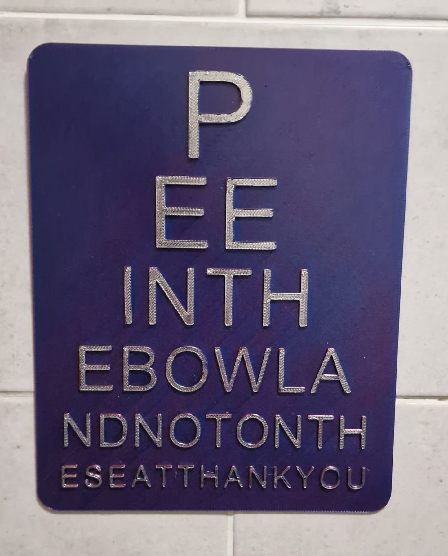 Funny bathroom signs