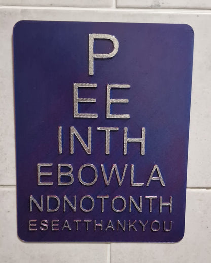 Funny bathroom signs