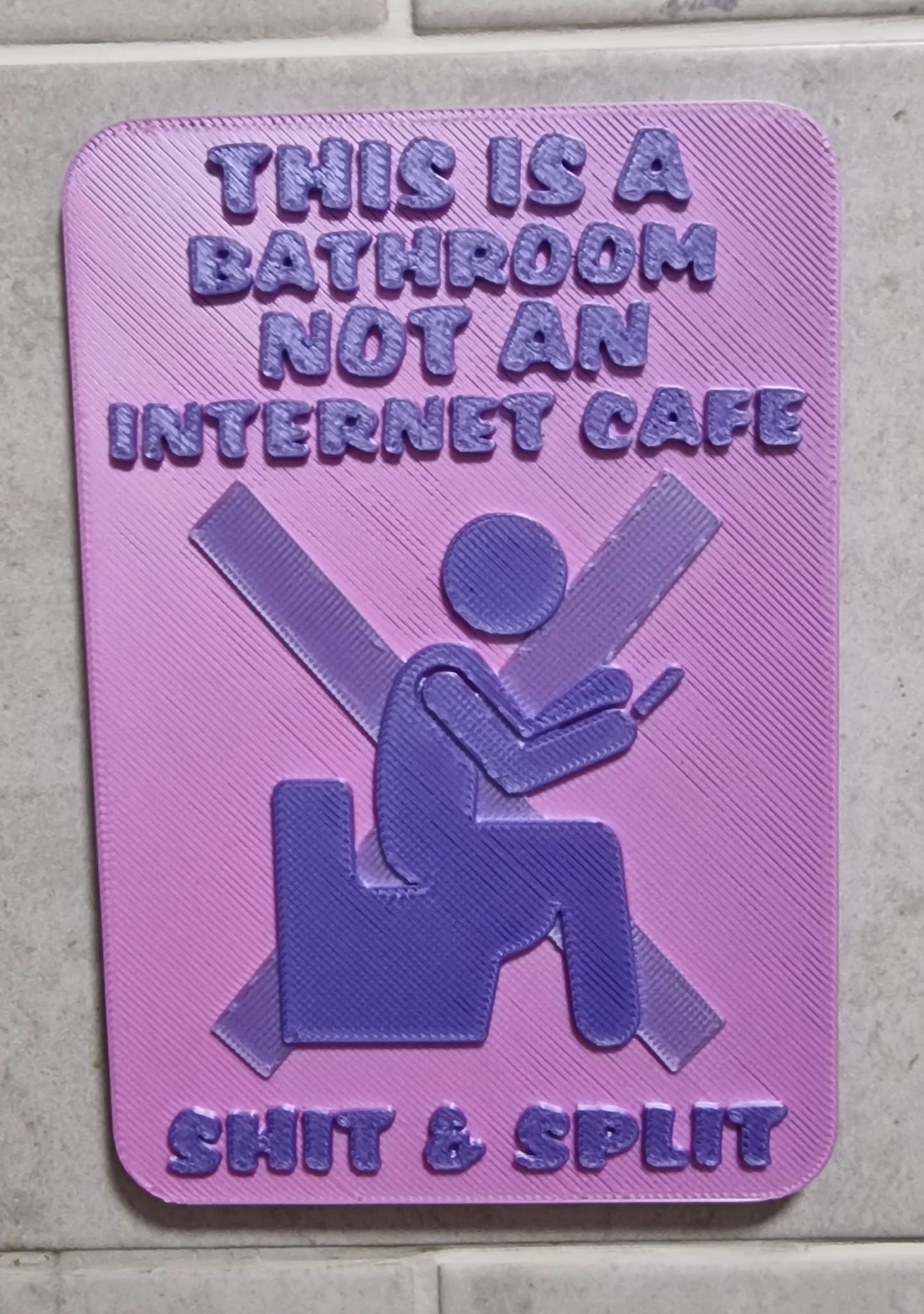 Funny bathroom signs