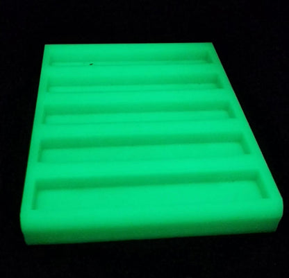 Glow-in-the-Dark Super Nintendo Cartridge-Shaped Switch Game Holder (Pack of 5)
