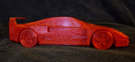3D Printed Ferrari F40 pearl Red