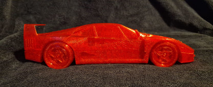 3D Printed Ferrari F40 pearl Red