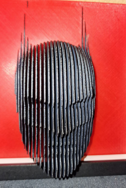 🦇 3D Printed Batman Wall Art – Shadow Box Frame (20x20x3 cm)
