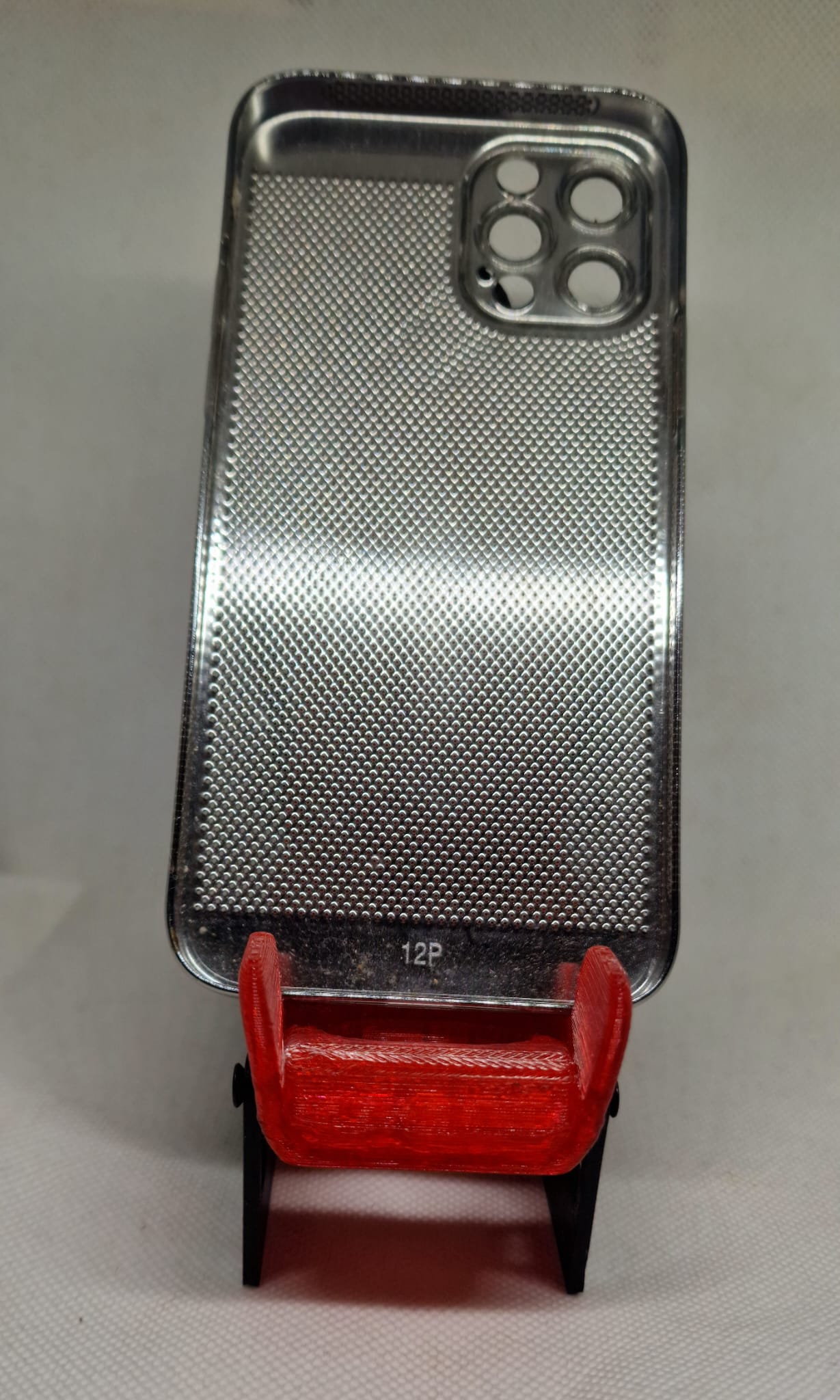🏎️ 3D Printed Recaro Racing Seat Phone Holder with Roll Cage – Real Carbon Fibre – Custom Colours