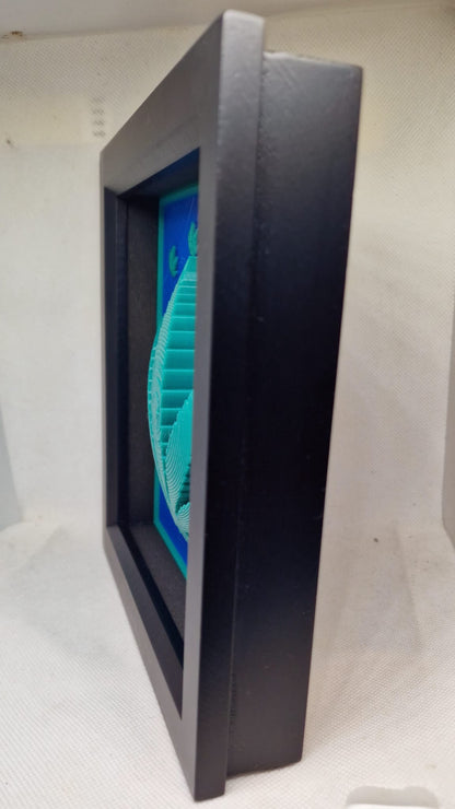 3D-Printed Cannabis Leaf Shadow Box | 3D 420 Bud Range by The Bottle Boy