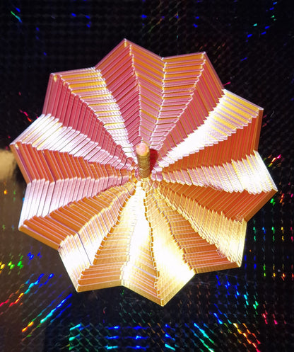 3D Printed 10-Pointed Sensory Fidget Toy with Handle – Quad Colour Silk PLA – Autism & ADHD Support