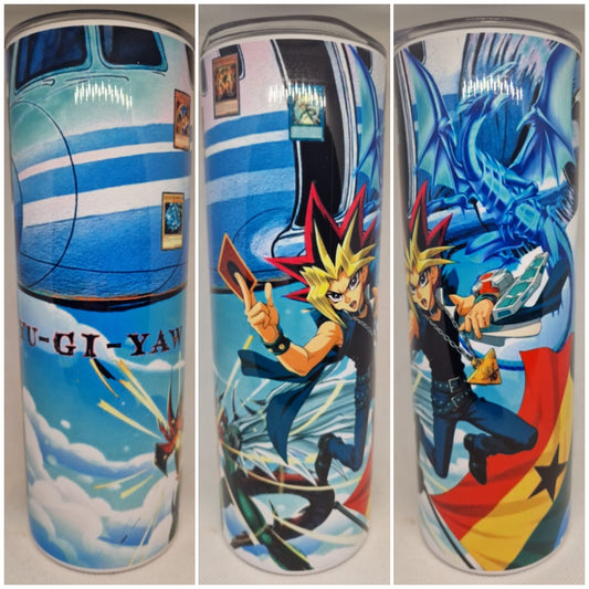 20oz Anime-Themed Steel Tumblers – Yu-Gi-Oh, Dragon Ball Z & More!