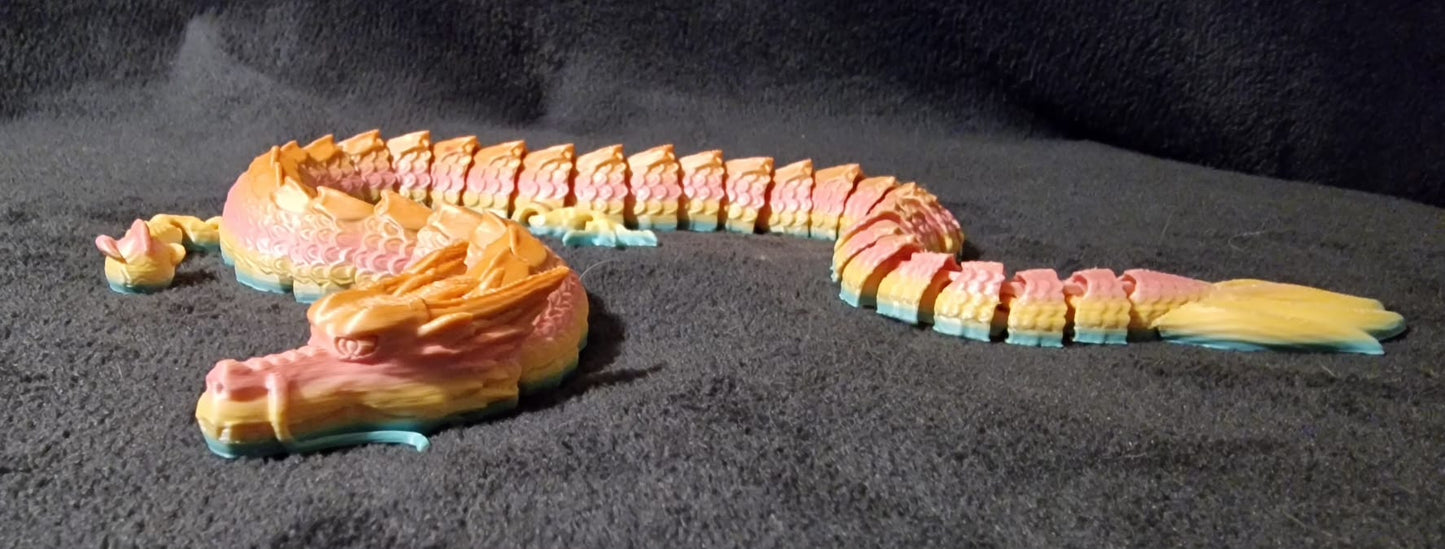 3D Printed 19 Inch Leaf Dragon